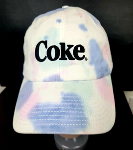 Cappello Coca-Cola Tie Dye Regolabile Ricamato Ago Americano Nuovo con etichette RARO! - Foto 1 di 10