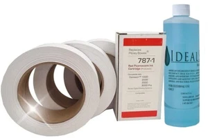 787-1 Max Volume Ink Cartridge + 613-H Roll tape + 16 oz sealing solution - Picture 1 of 5