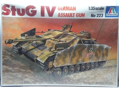ITALER 1/35 COD. 223 STUG IV GERMAN ASSAULT GUN PANZER  WWII - SIGILLATO  - Immagine 1 di 4