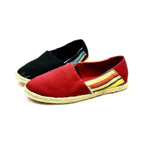 WOMENS LADIES FLAT SHOES CANVAS ESPADRILLES PUMPS - Picture 1 of 5