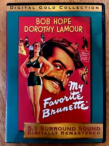 My Favorite Brunette (1947)(DVD 2004)(VG) Bob Hope, Dorothy Lamour, Peter Lorre - Picture 1 of 3