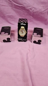Disney Womens Mickey Mouse Watch, Swarovski Crystals In Original Box FREE SHIP  - Picture 1 of 11