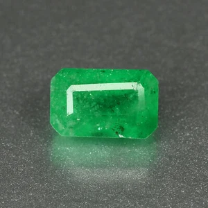 0.60 Ct Fair Perfect Octagan Cut 5.6 x 3.6 MM 100% Natural Green Zambia Emerald - Picture 1 of 5
