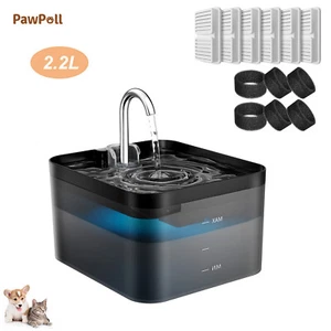 Fontana per Gatti 2.2L Fontana Acqua Potabile per Gatti Gatti Cani Ultraleggera - Foto 1 di 14