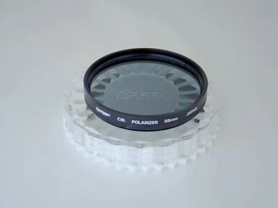 TIFFEN 58mm CIR POLARIZER w/CASE JAPAN - Image 1 of 2