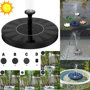 Vogel Bad Solar Brunnen angetriebene Wasserpumpe schwimmend Teich Pool im Freien