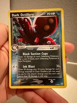 Dark Octillery 8/109 HOLO Vintage Pokemon EX Team Rocket Returns LP/MP 0420#133 - Image 1 of 4