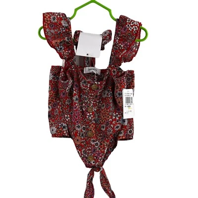 Speechless Kids Floral Ruffle Sleeve Top Medium New - Image 1 of 4