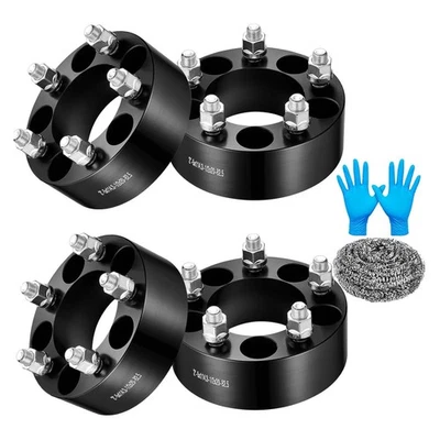 4PCS 2" 5x4.5 5x114.3 Wheel Spacers 1/2"x20 For Ford Taurus 2010-2014 - Image 1 of 4