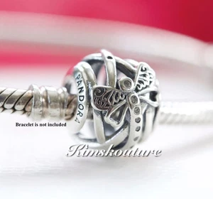 Nuevo Auténtico Pandora Plata Esterlina Dije Libélula Soñadora 797025CZ - Imagen 1 de 4