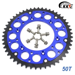 KKE 50T Rear Hybrid Sprocket Fit KTM EXC SX SXF XCF XCW 125-530CC 1998-2025 Blue - Bild 1 von 8