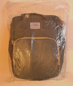You Are My Sunshine Diaper Bag Backpack with Portable Changing Pad – Multi-Funct - Picture 1 of 2