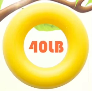 Impugnatura in Silicone Regolabile 40-70LB Fitness Anello Di Presa Dito Avambrac - Foto 1 di 16