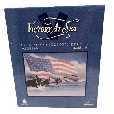 WWII Navy VHS Box Set Documentary Movie Victory At Sea Collectors Edition Sealed - Image 1 of 4