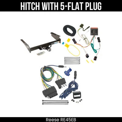Reese Trailer Hitch +5Way Wiring For 02-07 Jeep Liberty All Models 37053 Class 3 - Image 1 of 4