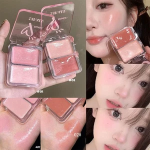 Pink Eyeshadow Contour Brightening Moisturize Blusher Cream Cheek Lip Eye Blush - Picture 1 of 24