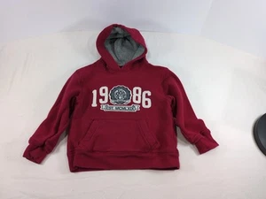 Gap Kids Hoodie Youth Small 4-5 Red Pullover Hooded Sweatshirt - Picture 1 of 8