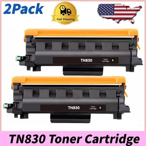 Cartucho de tóner de repuesto TN830 Brother 830XL TN-830 TN830XL para HL-L2460DW EE. UU. - Imagen 1 de 5