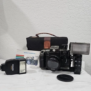 Vintage Olympia EL1124 Film Camera 50mm WITH ACCESSORIES, TESTED WORKS w/case - Picture 1 of 13