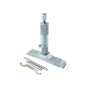 New iCARBIDE 0-50 MM 0.01mm Depth Gauge Micrometer USA SELL - Picture 1 of 4