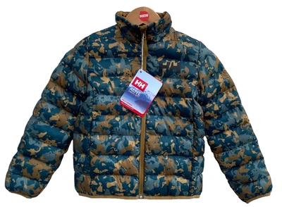 Helly Hansen Boy's Insulated Green Splash Marka Jacket $140, Size: 10 - Image 1 of 4