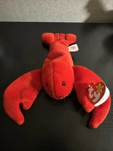 Ty Beanie Baby Pinchers The Lobster Original 9 1993 PVC Pellets - Picture 1 of 16