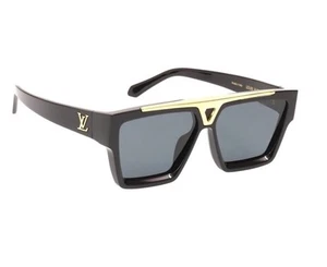 7332 LOUIS VUITTON 1.1 Evidence Sunglasses Z1502E 9X5 BLACK Virgil Abloh's edgy - Picture 1 of 13