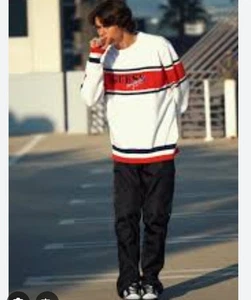 Guess Sweater Men Bold Stripes Small - Picture 1 of 3