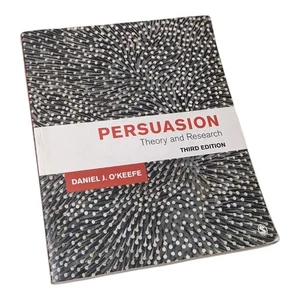 Persuasion Theory and Research 3rd Edition Daniel J. O'Keefe Textbook - Imagen 1 de 3