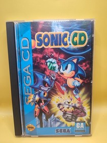 Sonic CD (Sega CD, 1993)CIB Complete Light Scratches Working Years Ago Free Ship