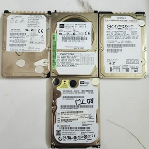 Job Lot Of 4 x 2.5" Inch Laptop SATA/IDE Hard Drives - 120GB, 2x 40GB & 1x 20GB - Afbeelding 1 van 12