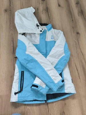 Skijacke Rodeo Weiß Blau - Bild 1 von 4