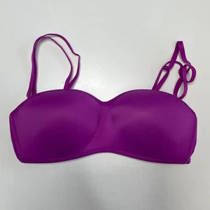 Victoria Secret Multiway Bandeau Bra 34B Satin Padded Wire Free Adjustable Strap - Picture 1 of 15
