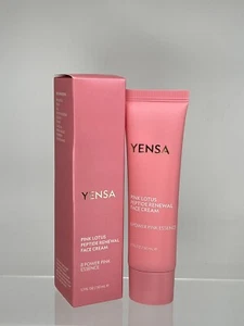 Crema facial de renovación de péptidos YENSA ROSA LOTUS 8 ESENCIAS 1,7 oz/50 ml nueva en caja. - Imagen 1 de 4