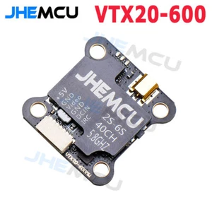 JHEMCU VTX20-600 5.8G 40CH PitMode 25mW Adjustable VTX 7-26V 20X20mm for RC FPV - Picture 1 of 6