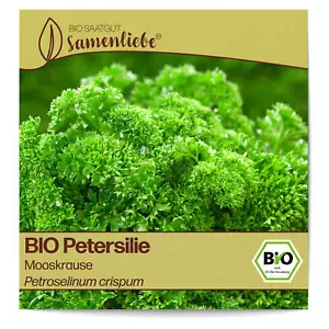BIO Petersilie Samen Mooskrause Kräuter-Samen Saatgut Petersiliesamen - Bild 1 von 8