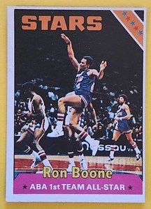 RON BOONE 1975-76 Topps #235 Utah Stars ABA