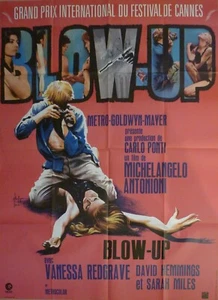 BLOW UP - ANTONIONI / REDGRAVE / FOTO - NEUAUFLAGE GROSSES FRANZÖSISCHES FILMPLAKAT - Bild 1 von 1