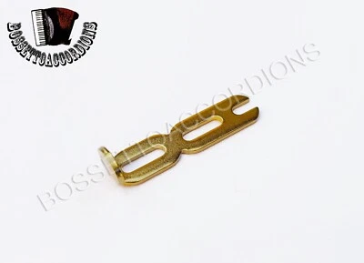 BOSSETTO ACCORDIONS Accordion Reed Block Slider Lock Gold