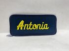 ANTONIA USED EMBROIDERED VINTAGE SEW ON NAME PATCH TAGS ASSORTED COLORS