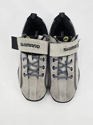 Shimano Cycling Shoes Women's 5  Grey Suede SH-MT40WL 2-Bolt SPD Mountain - Image 1 of 4