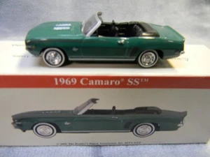 1/64 SCALE 1969 CAMARO SS CONVERTIBLE READER'S DIGEST 2001 ISSUE DIECAST CAR-MIB - Picture 1 of 9