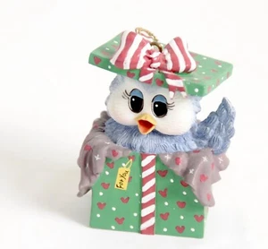 Vintage Sonshine Promises 1998 Blue Owl Ornament Baby's First Christmas - Picture 1 of 5