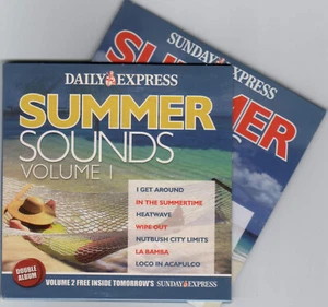 SUMMER SOUNDS - 2 PROMO CDs: BEACH BOYS, MUNGO JERRY, SURFARIS, MARVIN GAYE ETC - Picture 1 of 3