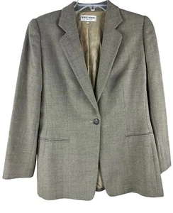 Blazer Giorgio Armani Mujer’s Preppy Chaqueta Lana Talla 10 Forrado Clásico Oficina - Imagen 1 de 8