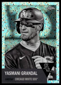 Topps 2022 cromo platino aniversario diamante blanco y negro Yasmani Grandal 227 - Imagen 1 de 2