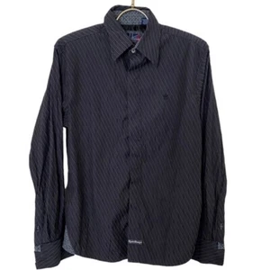 Camisa de vestir inglesa cosida a mano Christopher Wicks para hombre M con botones gráfica - Imagen 1 de 17