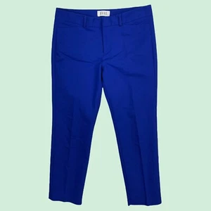 Pantalones Elle 4 para mujer de altura media delgada pierna tobillo pantalón azul elástico 30x26 - Imagen 1 de 12