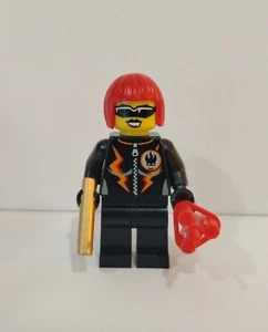 Lego Female Agent Dyna Mite Minifigure w/Dynamite accessory and Gold Gun! - Picture 1 of 2