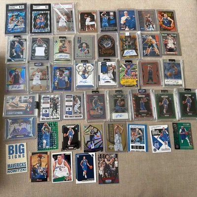 Dallas Mavericks 45 Card Lot 🔥 Rookie, Autos- Derrick Lively, Dirk, Kidd, Luka - image 1 of 4